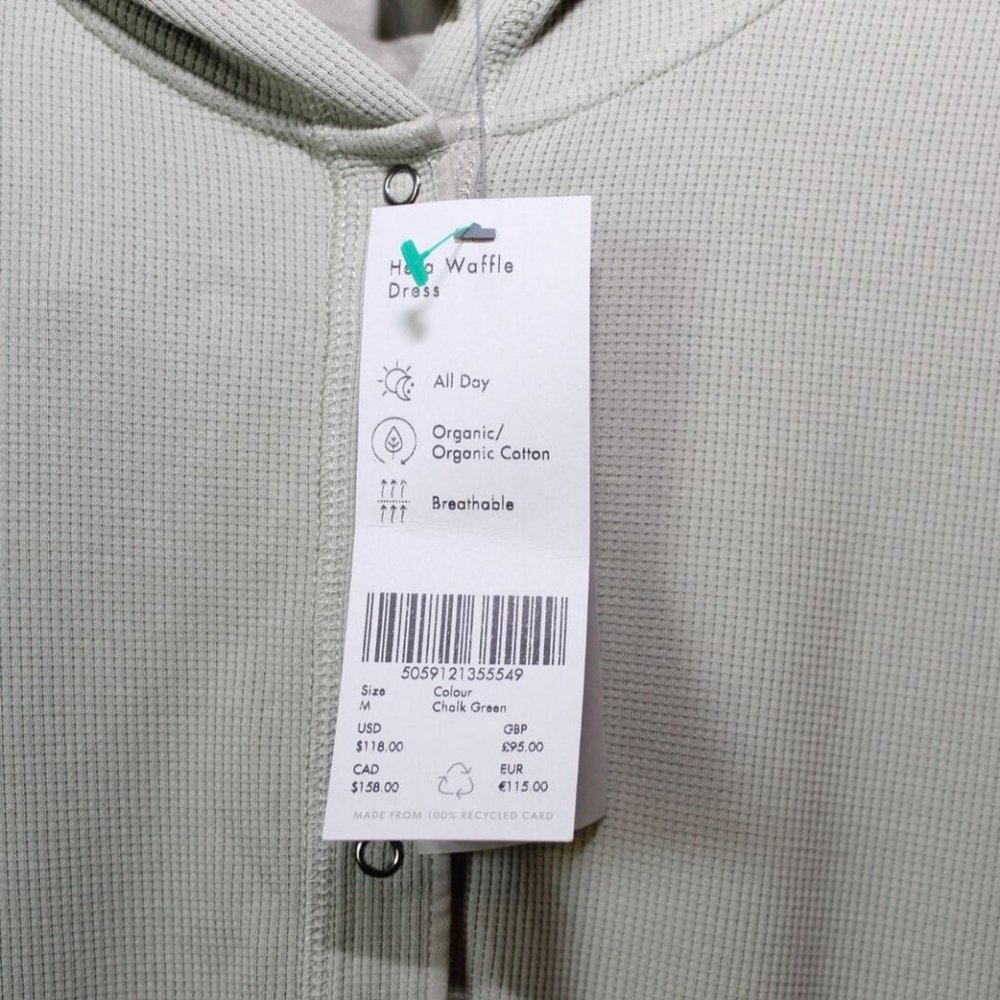 NWT Halle Berry x Sweaty Betty Hera Waffle Hooded Dress Size Medium H13706 - Picture 6 of 12